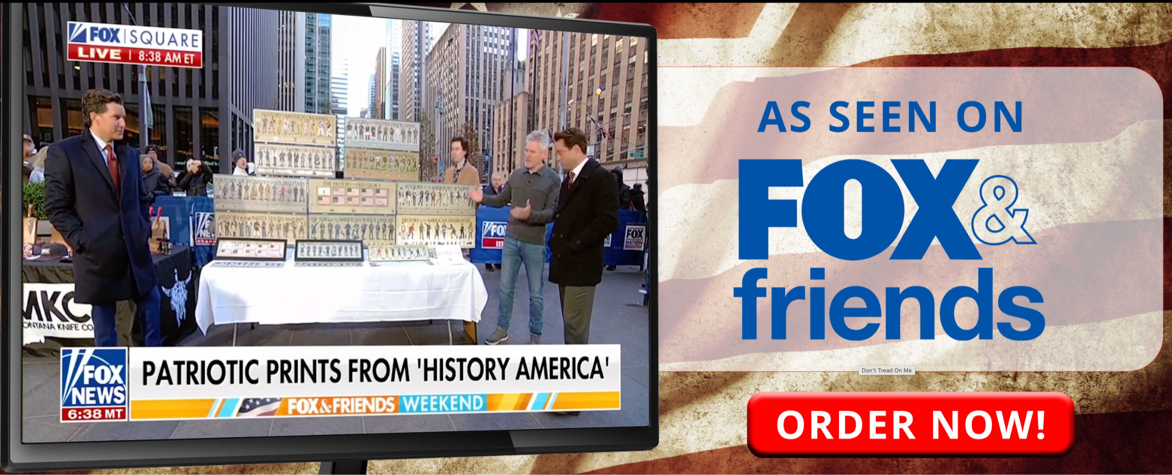 History America on Fox & Friends! 1345